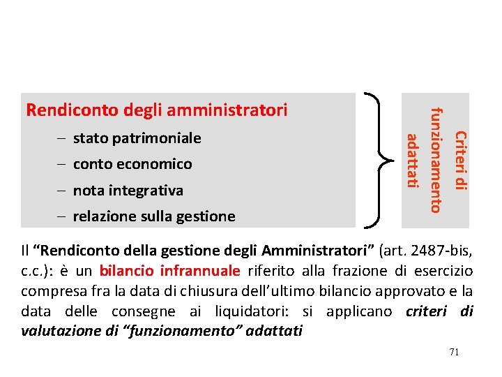 argomento – stato patrimoniale – conto economico – nota integrativa – relazione sulla gestione argomento – stato patrimoniale – conto economico – nota integrativa – relazione sulla gestione