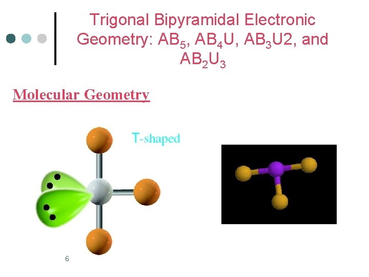 Trigonal Bipyramidal Electronic Geometry: AB 5, AB 4 U, AB 3 U 2, and