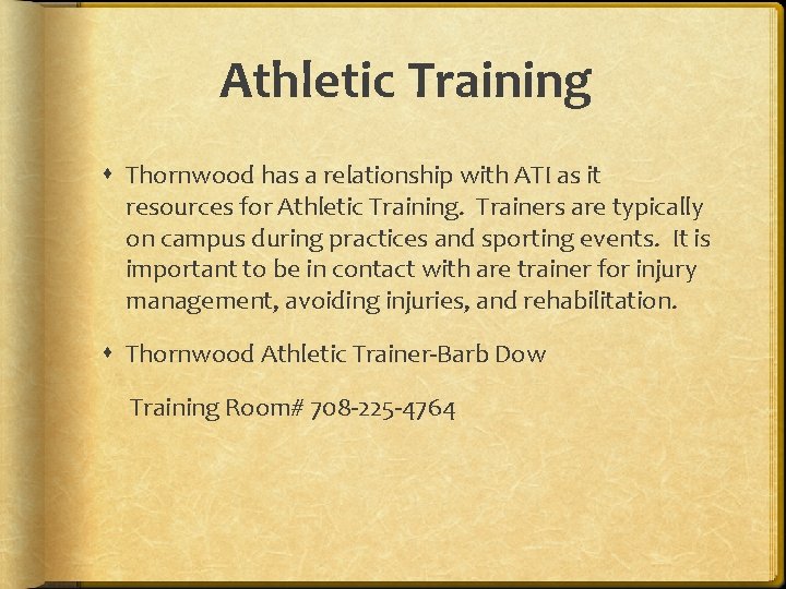 Thornwood HS Thunderbirds Softball Program Parent Awareness