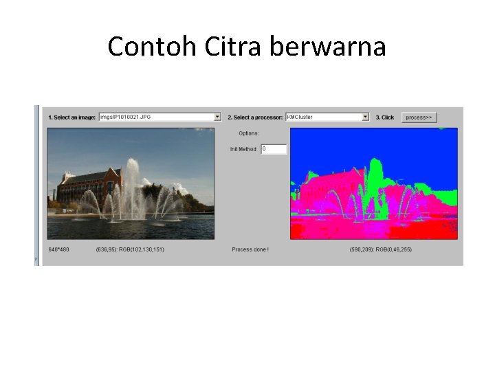 Contoh Citra berwarna Contoh Citra berwarna