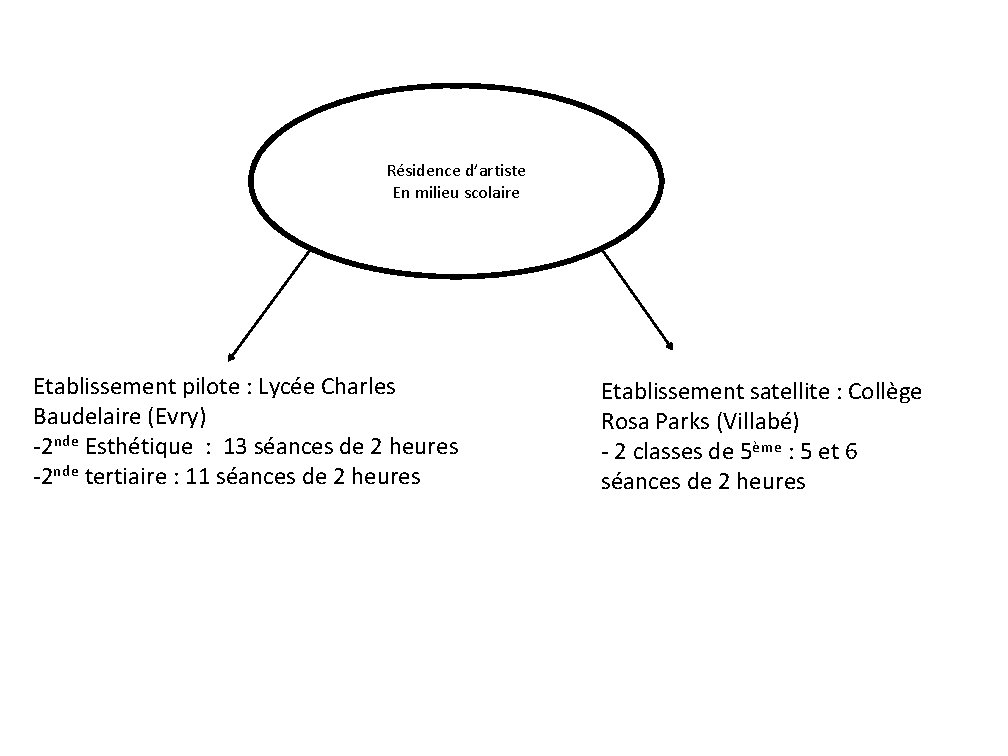 Résidence d’artiste En milieu scolaire Etablissement pilote : Lycée Charles Baudelaire (Evry) -2 nde