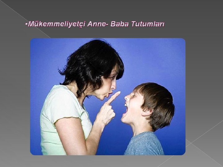  • Mükemmeliyetçi Anne- Baba Tutumları 