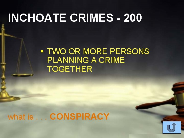 INCHOATE CRIMES - 200 § TWO OR MORE PERSONS PLANNING A CRIME TOGETHER what