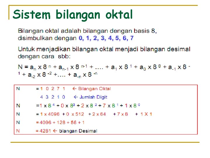 Sistem bilangan oktal 