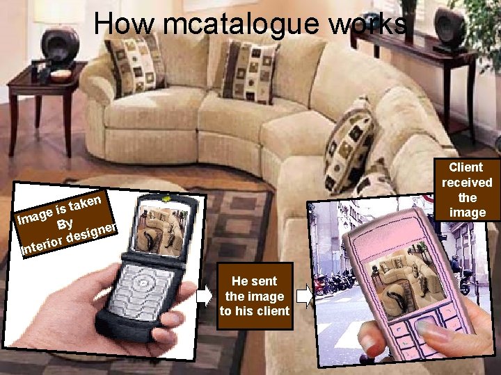 How mcatalogue works Client received the image en k a t e is g