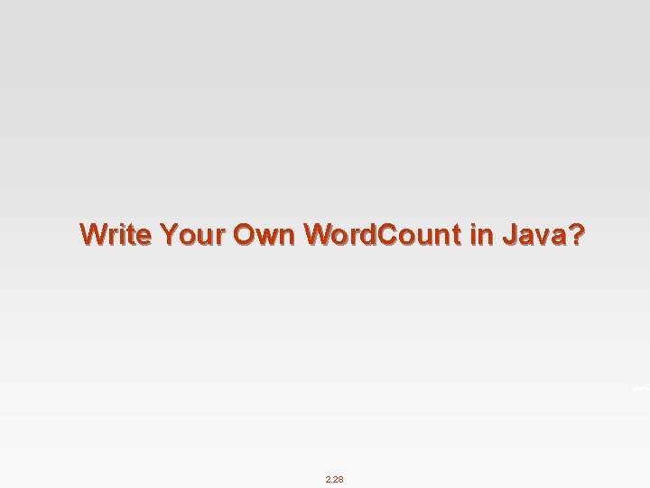 Write Your Own Word. Count in Java? 2. 28 