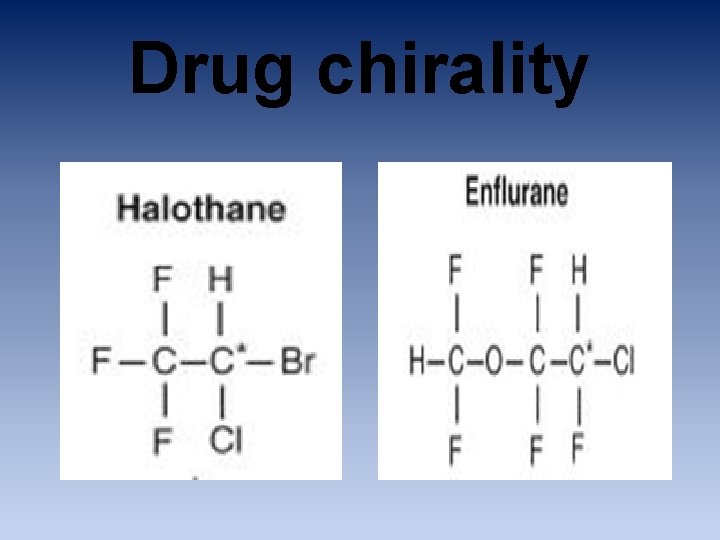 Drug chirality 