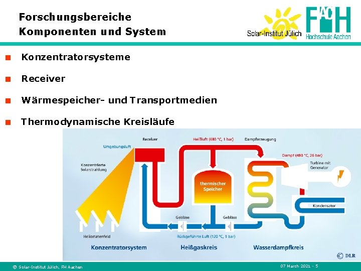 Forschungsbereiche Komponenten und System < Konzentratorsysteme < Receiver < Wärmespeicher- und Transportmedien < Thermodynamische