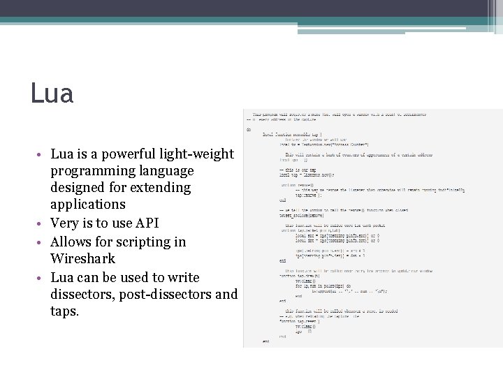 Network Protocol Packet Analysis By Daniel Ruiz Overview