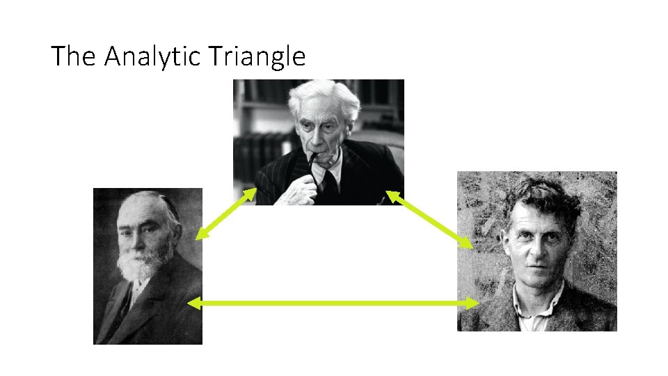 The Analytic Triangle 