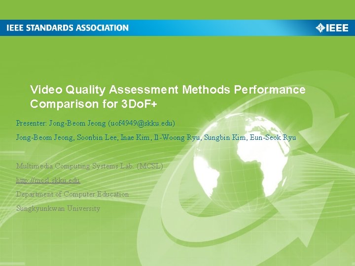 Video Quality Assessment Methods Performance Comparison For 3
