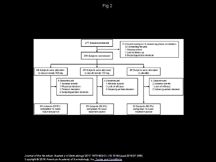 Fig 2 Journal of the American Academy of Dermatology 2017 7670 -80 DOI: (10.