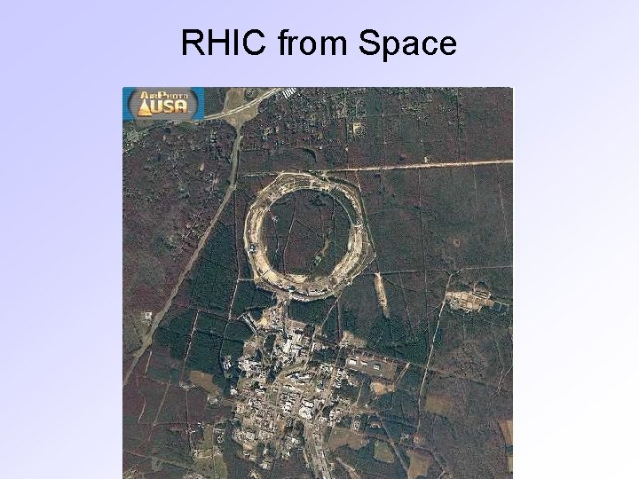 RHIC from Space 