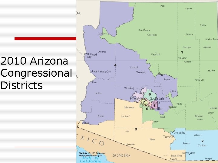 2010 Arizona Congressional Districts 