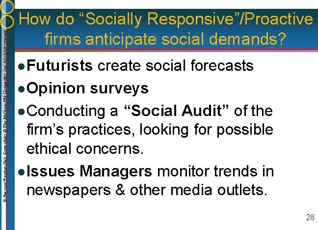 © Pearson/Prentice-Hall. Some slides © The Mc. Graw-Hill Companies, Inc. All rights reserved. How