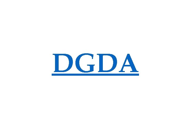 DGDA 