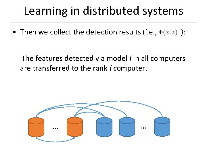 Learning in distributed systems • Then we collect the detection results (i. e. , Learning in distributed systems • Then we collect the detection results (i. e. ,