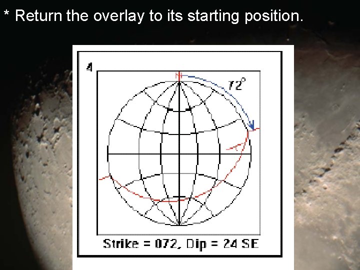 * Return the overlay to its starting position. 