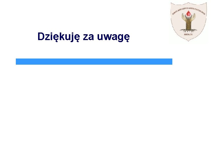 Dziękuję za uwagę 