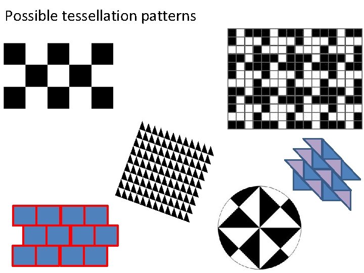 Possible tessellation patterns 