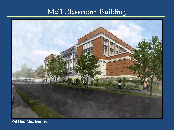 Mell Classroom Building Mell Street View from South 