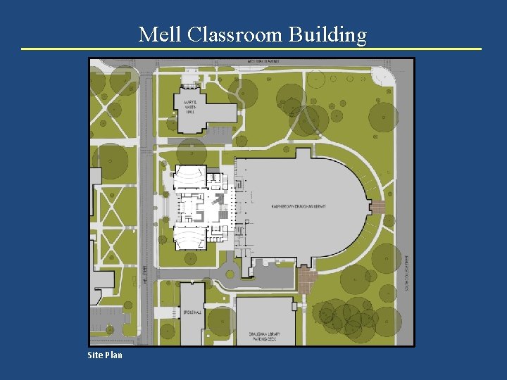 Mell Classroom Building Site Plan 
