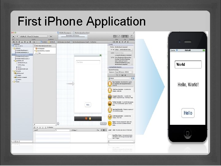 First i. Phone Application 