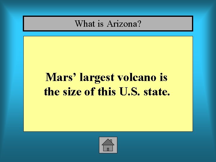 What is Arizona? Mars’ largest volcano is the size of this U. S. state.