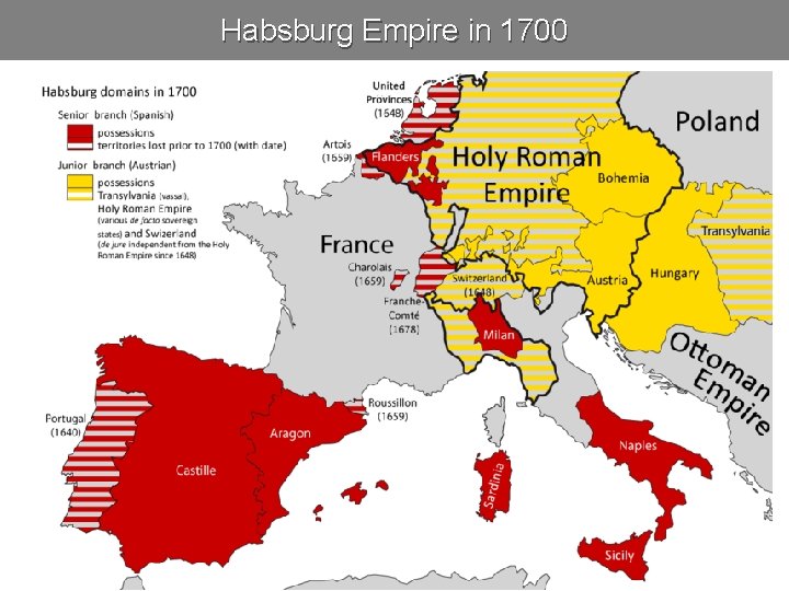 Habsburg Empire in 1700 