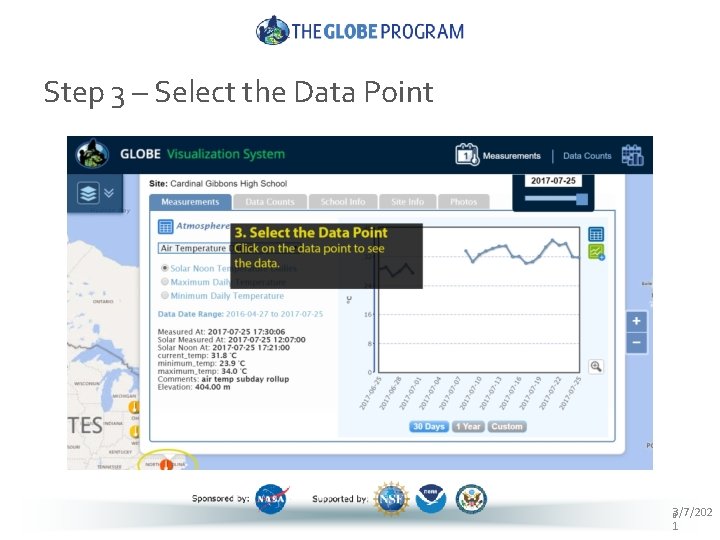 Step 3 – Select the Data Point 83/7/202 1 