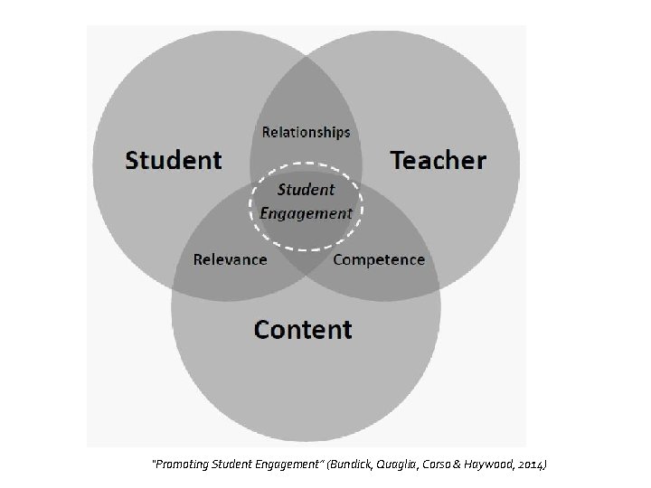 “Promoting Student Engagement” (Bundick, Quaglia, Corso & Haywood, 2014) 