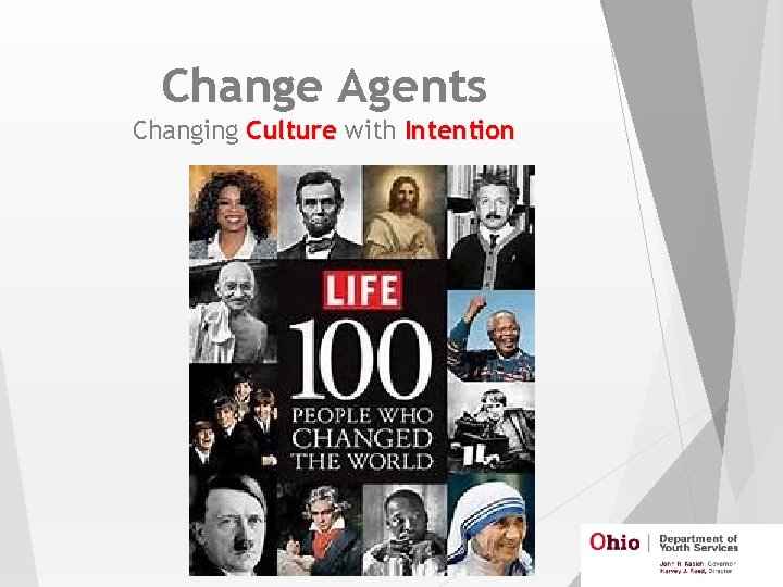 Change Agents Changing Culture with Intention 