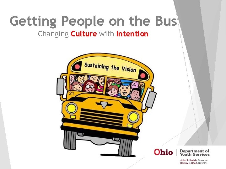 Getting People on the Bus Changing Culture with Intention 