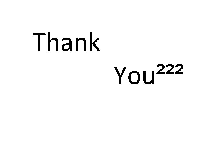 Thank You²²² 
