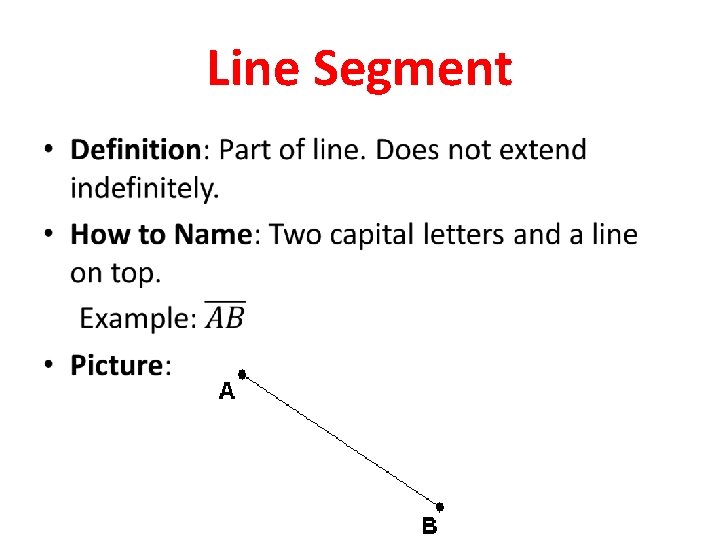 Line Segment • 