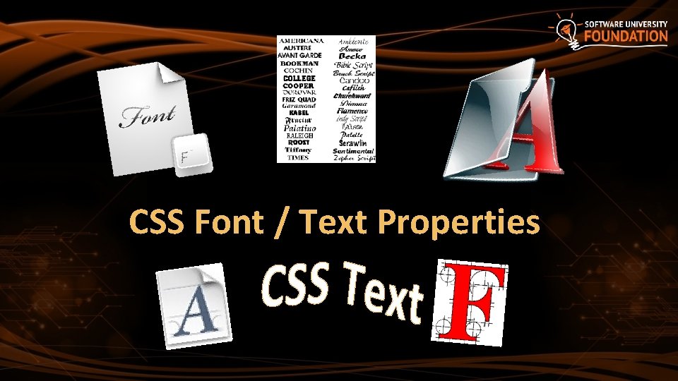 CSS Font / Text Properties 