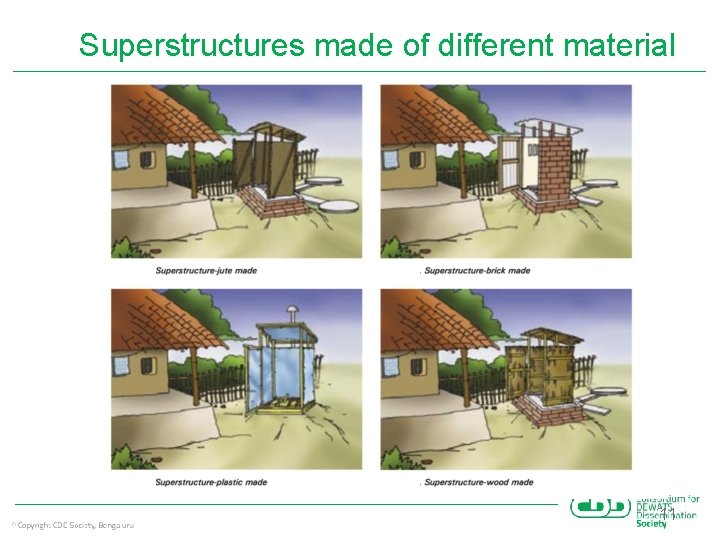 Superstructures made of different material 11 