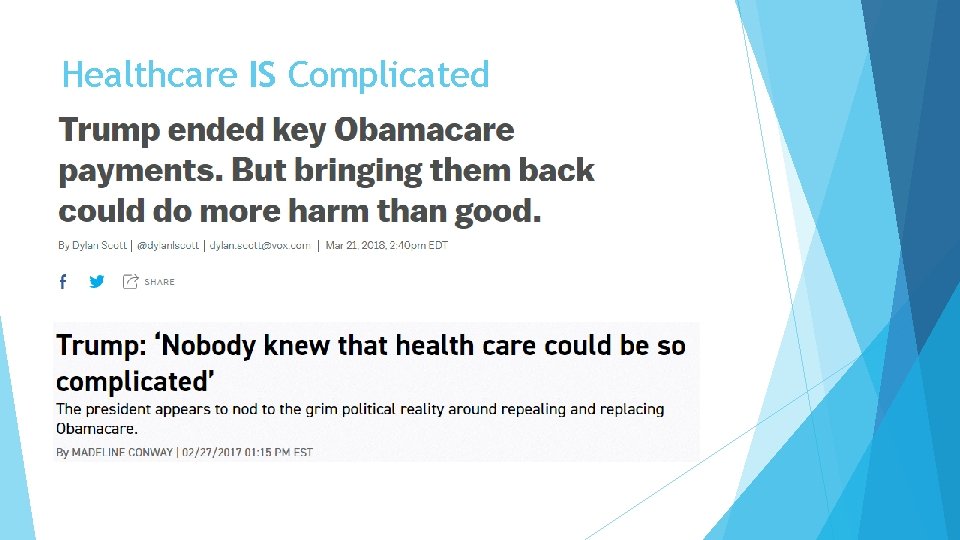 Healthcare IS Complicated 