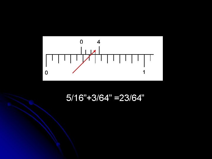 5/16”+3/64” =23/64” 