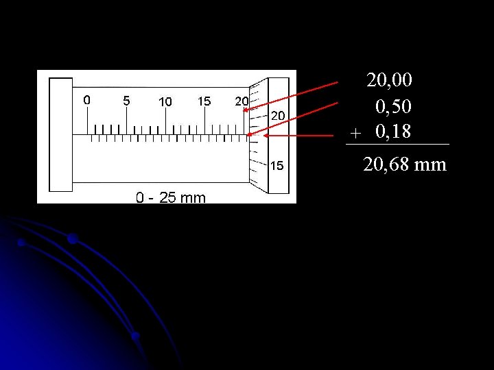 20, 00 0, 50 + 0, 18 20, 68 mm 