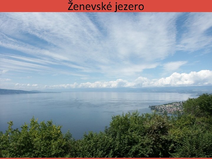 Ženevské jezero 
