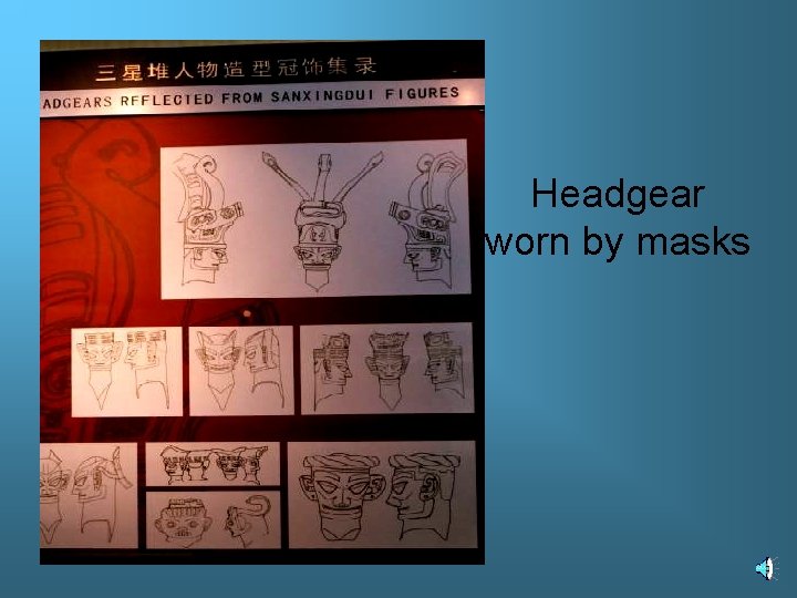 Headgear worn by masks 