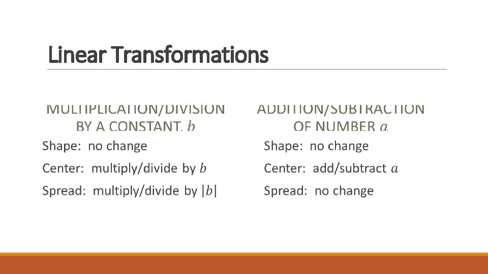 Linear Transformations 