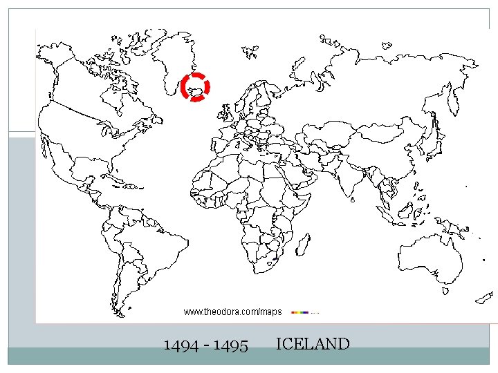  1494 - 1495 ICELAND 