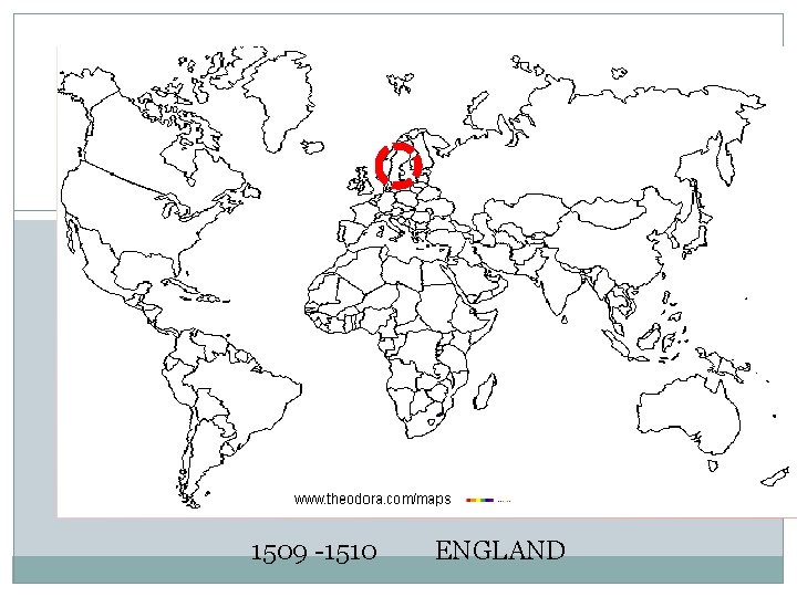  1509 -1510 ENGLAND 