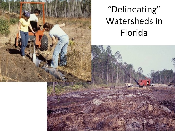 “Delineating” Watersheds in Florida 