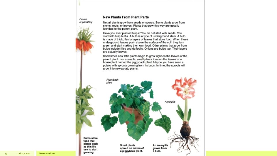 53 July 22, 2012 Footer text here 