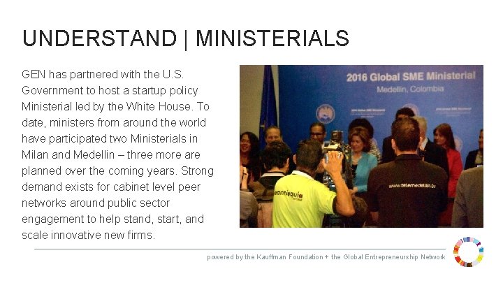 UNDERSTAND | MINISTERIALS GEN has partnered with the U. S. Government to host a