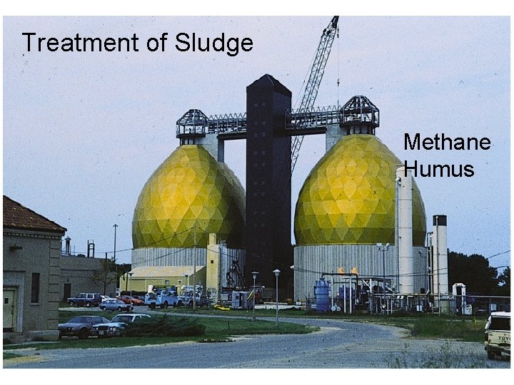 Treatment of Sludge Methane Humus 