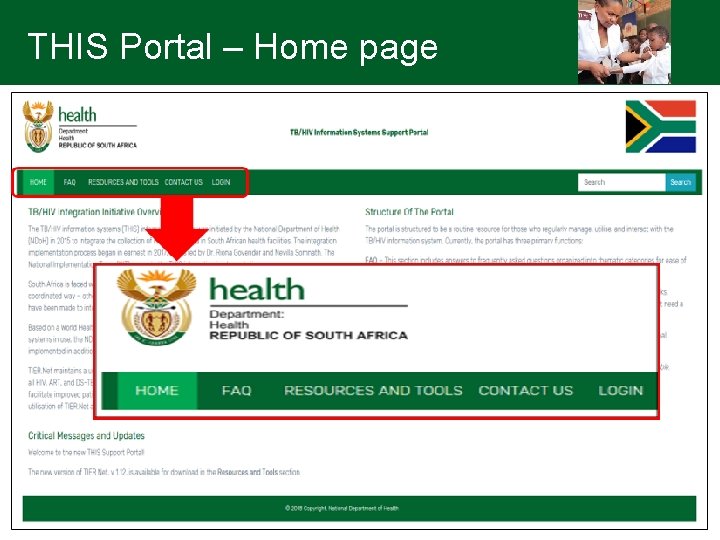 THIS Portal – Home page 